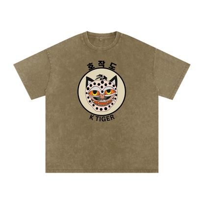 Nara 1 Snow Washed Oversized Cotton T-Shirt