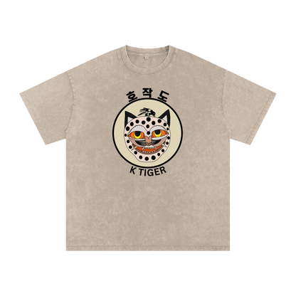 Nara 1 Snow Washed Oversized Cotton T-Shirt