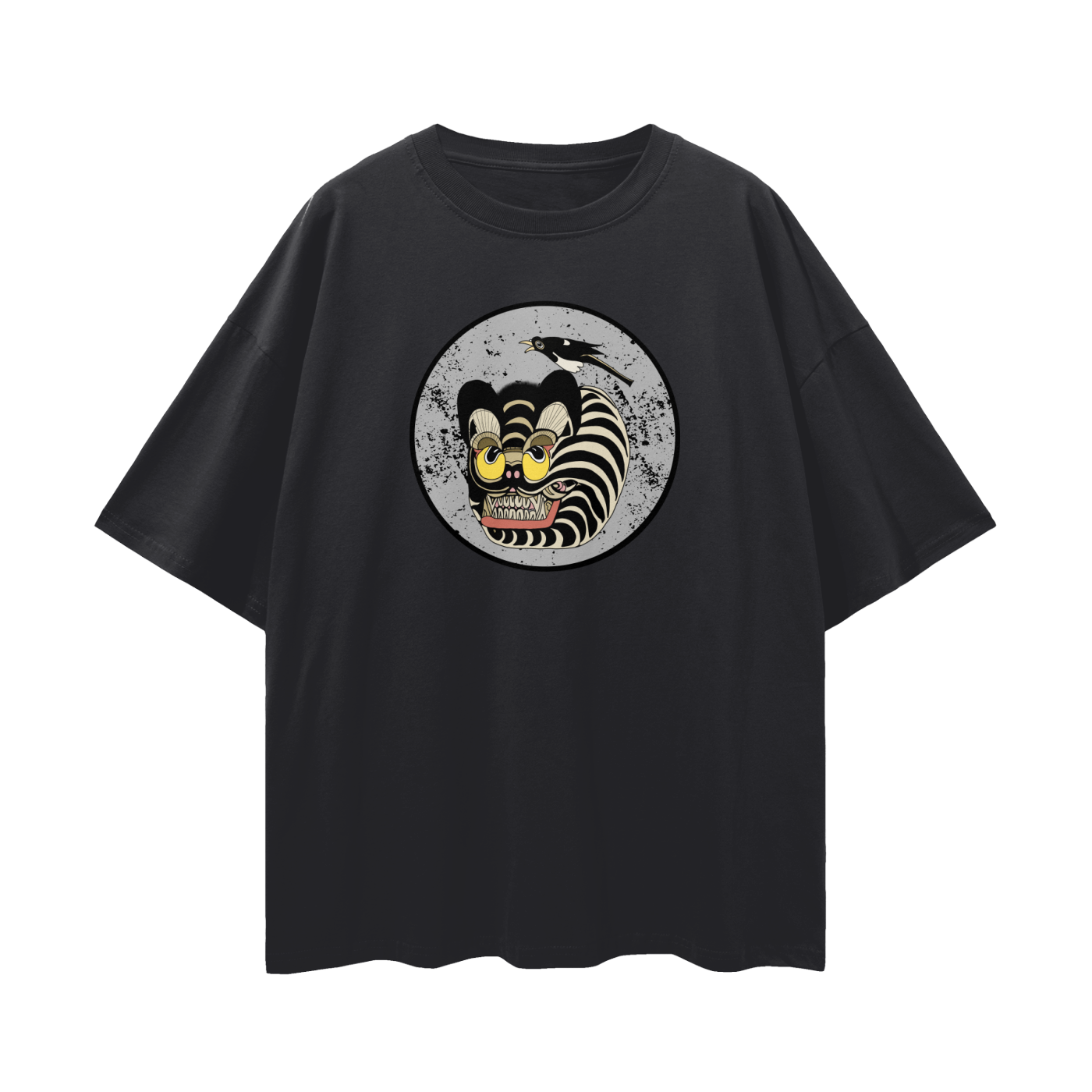 Gung 3 Hojak Streetwear Loose Drop Shoulder